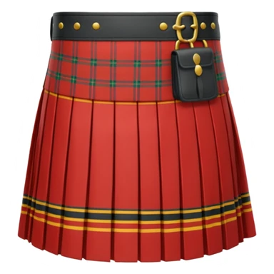 A kilt sticker