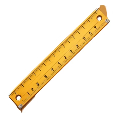 mesure règle sticker