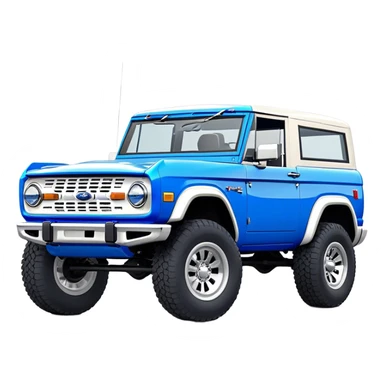 Ford Bronco - Ford (Model Year: 2021) (Iconic colour: Blue) sticker