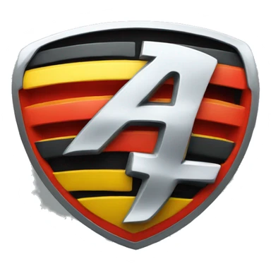 Porsche logo sticker