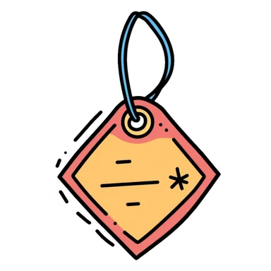 classic vintage hotel room key with diamond-shaped tag sticker