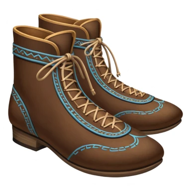 ancient mongolian shoes sticker
