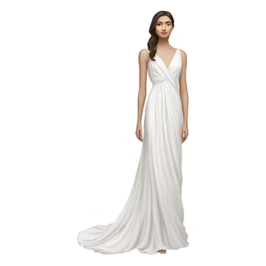 White dress sticker