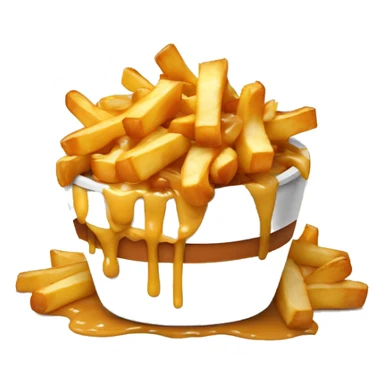 Poutine qui mange u e poutine sticker