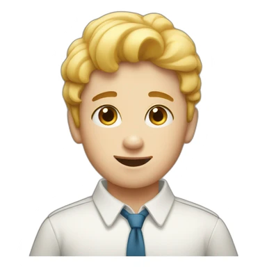 marshamallow boy sticker