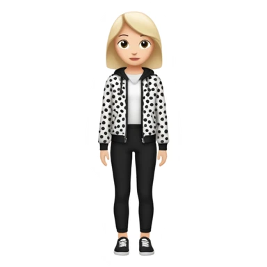 spotted clothing sticker