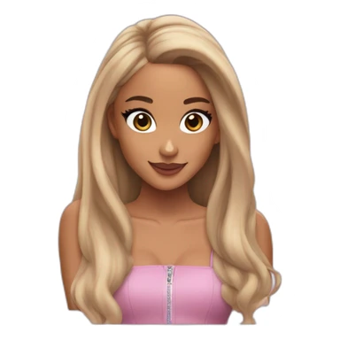 Ariana Grande from the 7 rings music video sticker