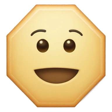 Hexagon with the letter V in the middle sticker