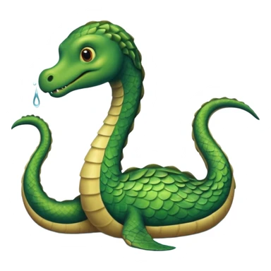 Loch Ness monster sticker