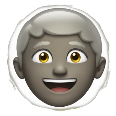 The boy laughs because he has no money sticker