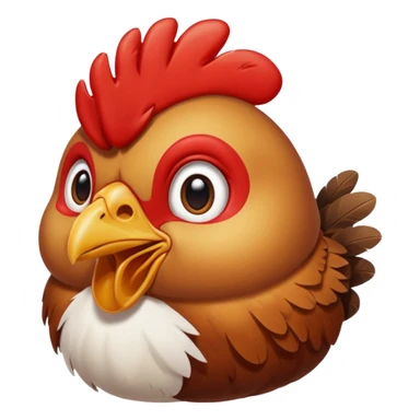 Chicken with head cut off sticker