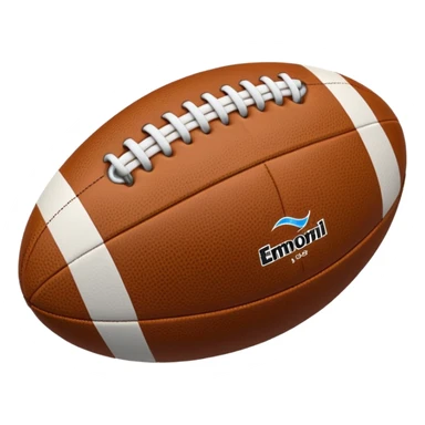 Rugby ball sticker