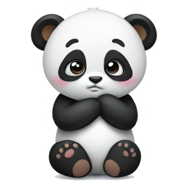 Panda saying “I’m sorry” sticker