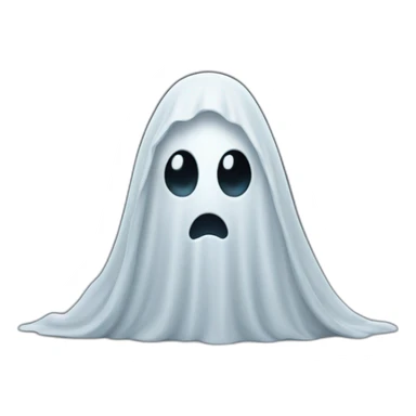 ghost wearing apple vision pro sticker