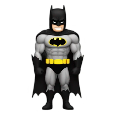 Batman musculation sticker