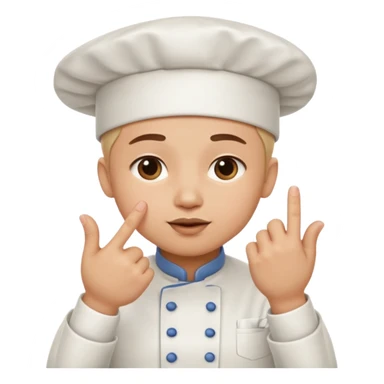 A hand making the chef’s kiss gesture: fingers pinched together, thumb and fingertips touching, as if saying ‘perfection’ or ‘delicious sticker