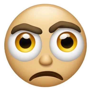 Angry egg head emoji sticker