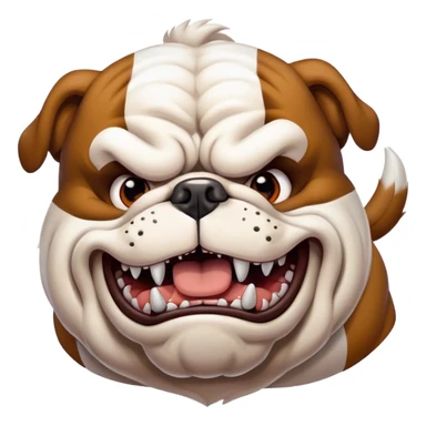 Mad bulldog sticker