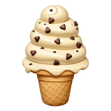 Cookie dough ice cream sticker