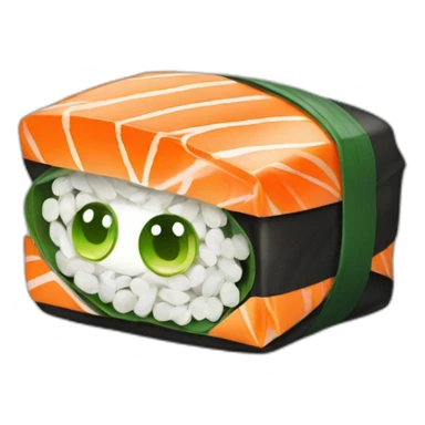 sushi-wrapped-in-money sticker