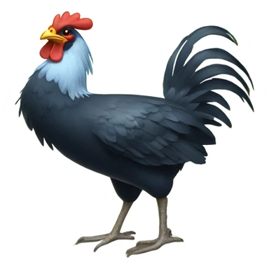 Jungle fowl with a dipper sticker