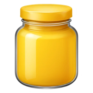 Paint Color Jar yellow sticker