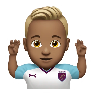 Aston Villa baby white sticker