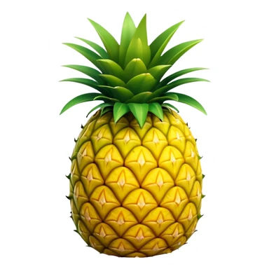 Upside down pineapple sticker