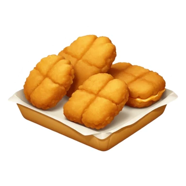 Chicken nugget sticker