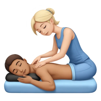 Back massage body sticker