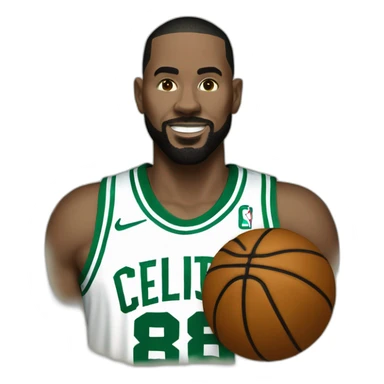 james p sullivan with green boston celtics jerssey sticker