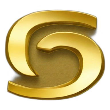 Logo with letter "GT" in gold  sticker
