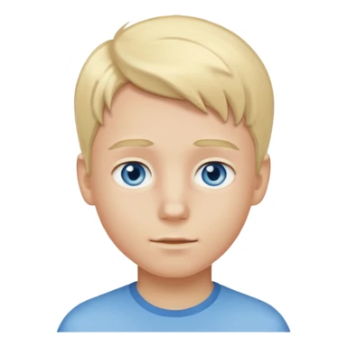 Menino zombe do olho azul claro e cabelo loiro claro  sticker