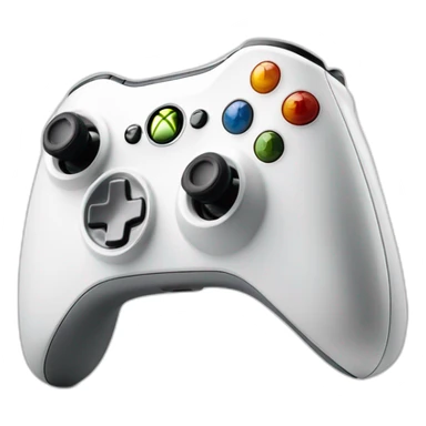Console de jeu Xbox 360 blanche sticker