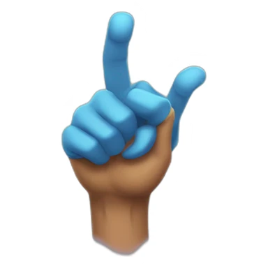 arms in the air summoning something sticker