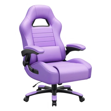 Pastel purple gaming chair sticker