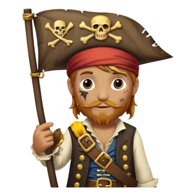 pontus rum flag sticker