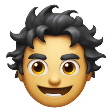 Freaky devilish smirk sticker