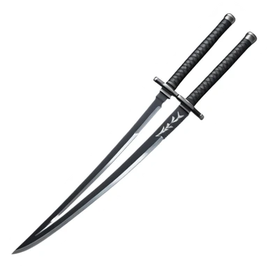 black katana sticker