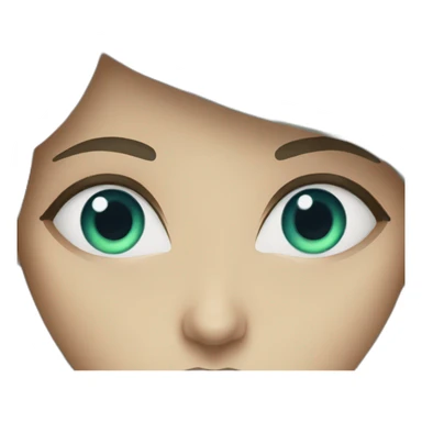 woman-blueeye-alien sticker