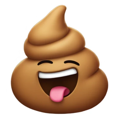 Cute poop  sticker