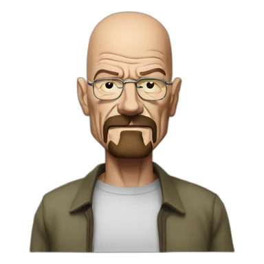 Walter white breaking baf sticker