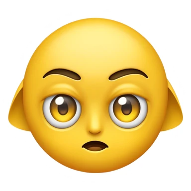 Bombastic side eye yellow default emoji sticker