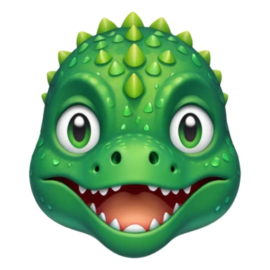crying dino sticker