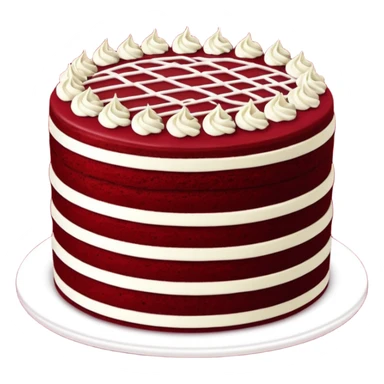 Red velvet cake sticker