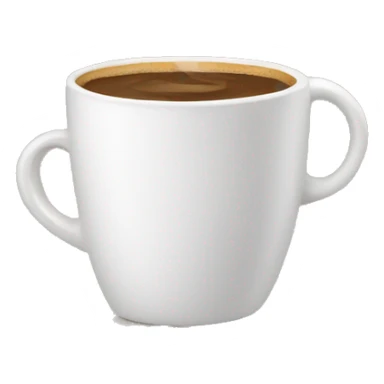 Cup of coffee smiling  sticker