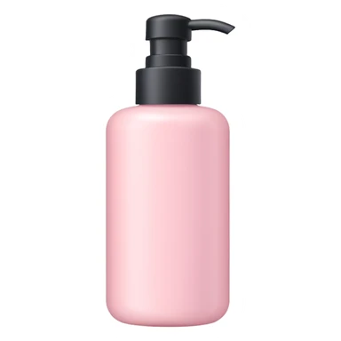 Light pink lotion bottle sticker