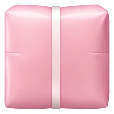 light pink package sticker