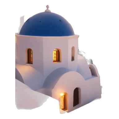 santorini sunset sticker