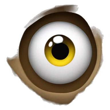 tree wih eyes on the trunk sticker